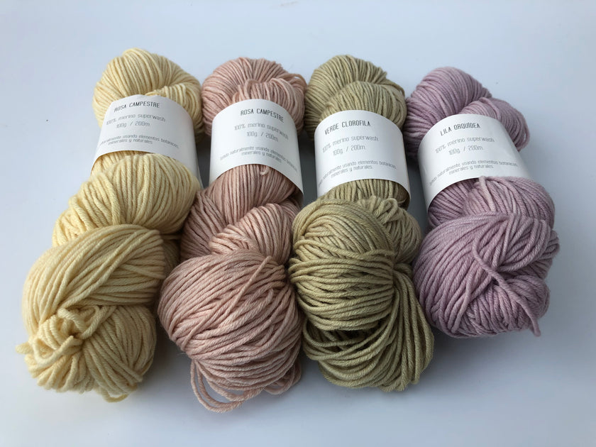 Mohair lace yarn (Spanish line) in 3 colors – Peacock & Peony