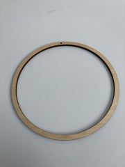 Birch wooden, lasercut ring. Perfect to hang your work!