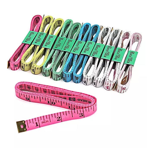 Tailors Tape Measure various colours 150cm and 300cm
