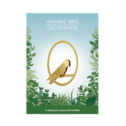 Hanging Brass Bird (Plant) Decoration