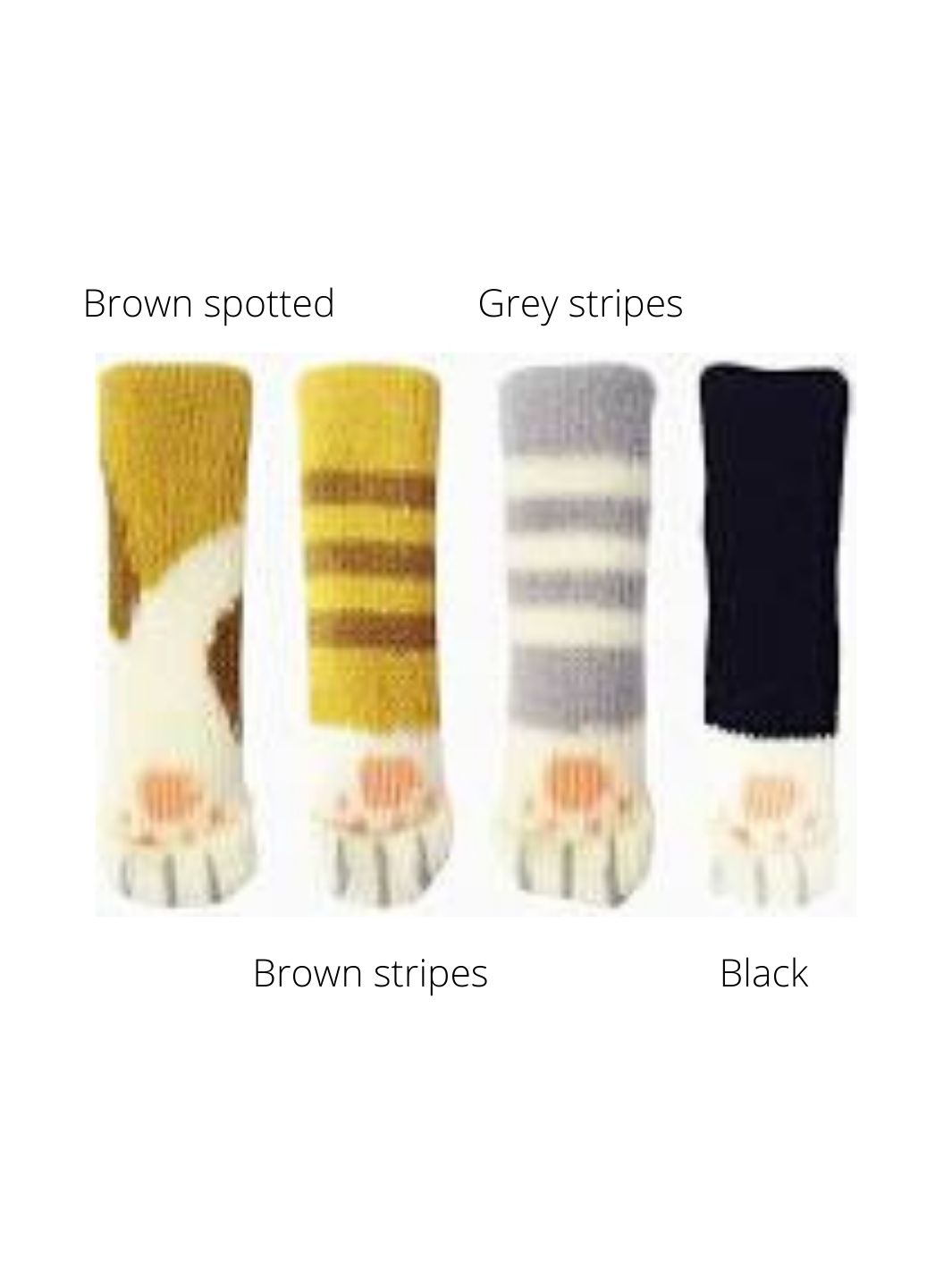 Cat feet chair socks - Main Image